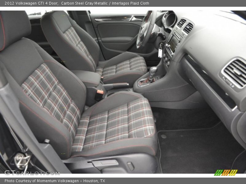 Carbon Steel Gray Metallic / Interlagos Plaid Cloth 2012 Volkswagen GTI 4 Door