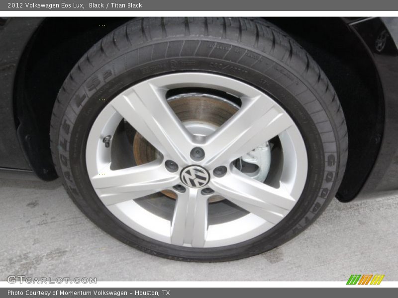 Black / Titan Black 2012 Volkswagen Eos Lux