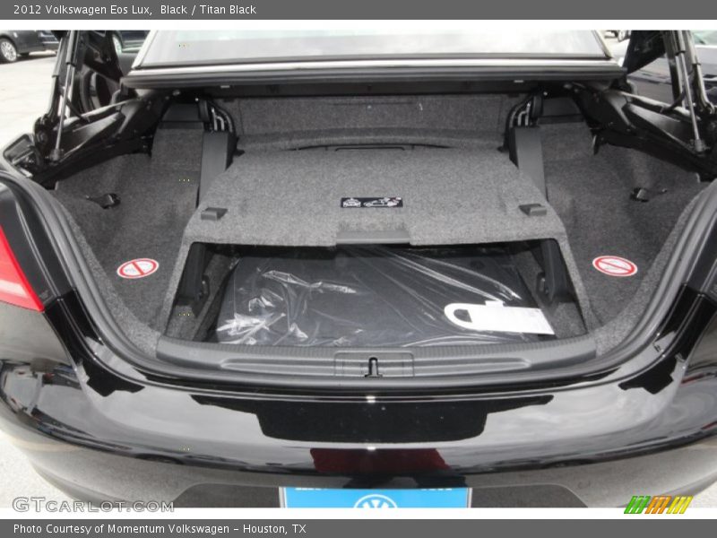 Black / Titan Black 2012 Volkswagen Eos Lux