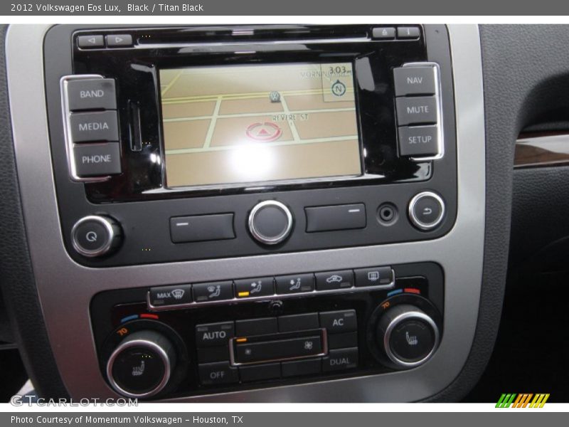 Black / Titan Black 2012 Volkswagen Eos Lux