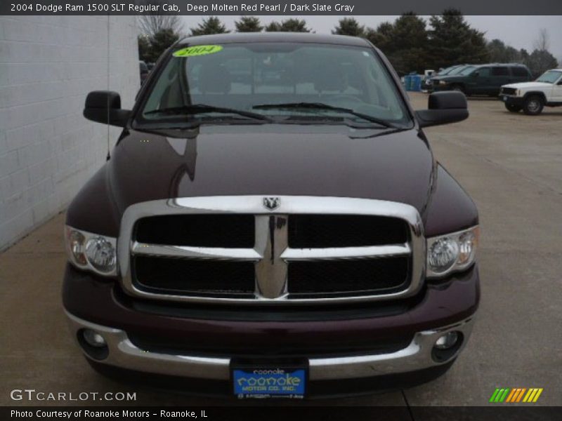 Deep Molten Red Pearl / Dark Slate Gray 2004 Dodge Ram 1500 SLT Regular Cab