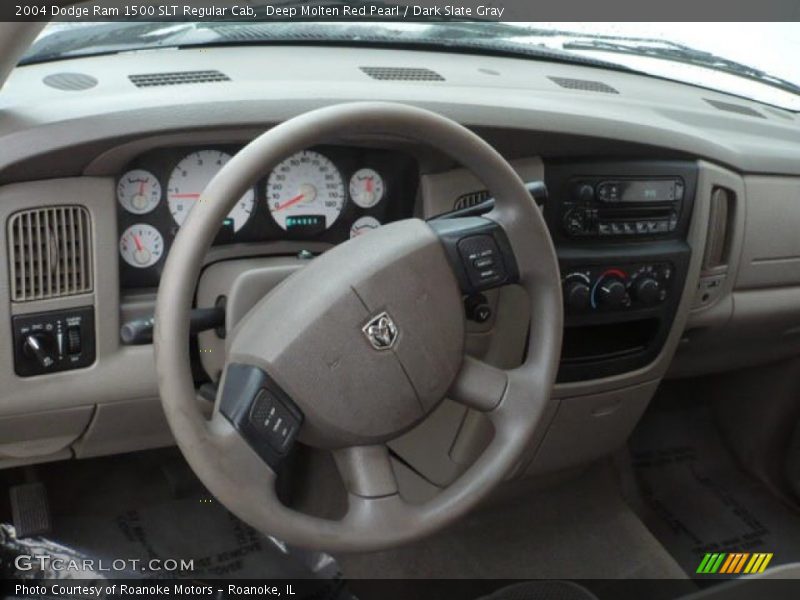 Deep Molten Red Pearl / Dark Slate Gray 2004 Dodge Ram 1500 SLT Regular Cab