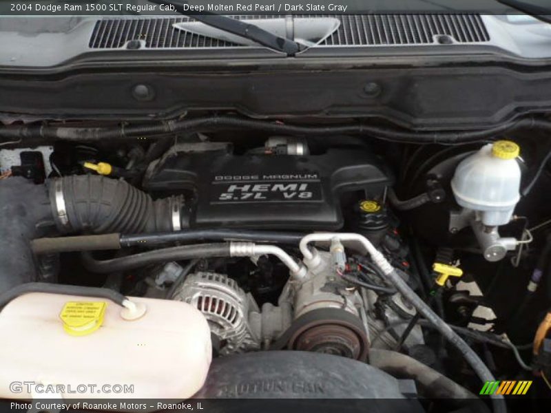 Deep Molten Red Pearl / Dark Slate Gray 2004 Dodge Ram 1500 SLT Regular Cab