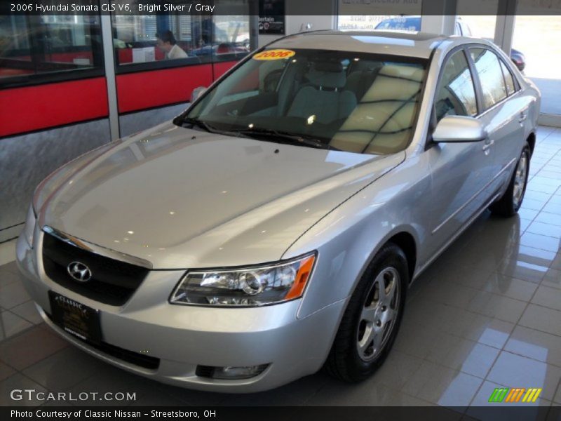 Bright Silver / Gray 2006 Hyundai Sonata GLS V6