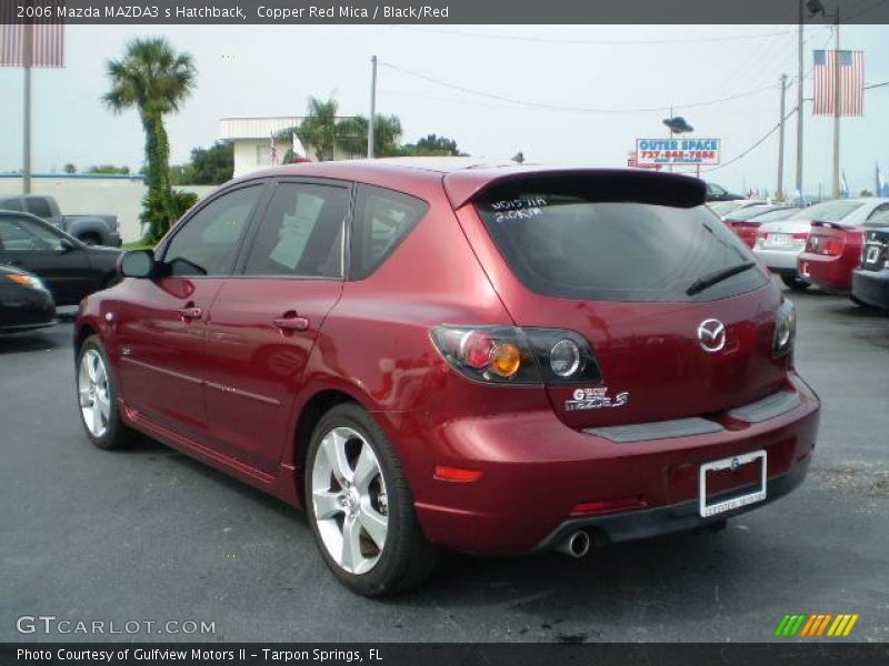 Copper Red Mica / Black/Red 2006 Mazda MAZDA3 s Hatchback