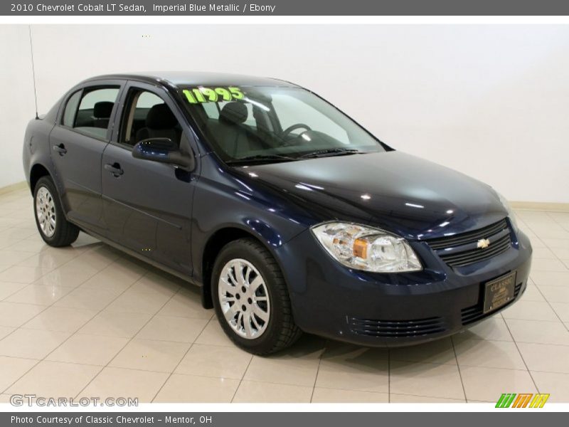Imperial Blue Metallic / Ebony 2010 Chevrolet Cobalt LT Sedan