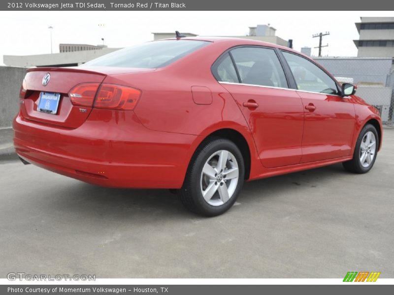 Tornado Red / Titan Black 2012 Volkswagen Jetta TDI Sedan
