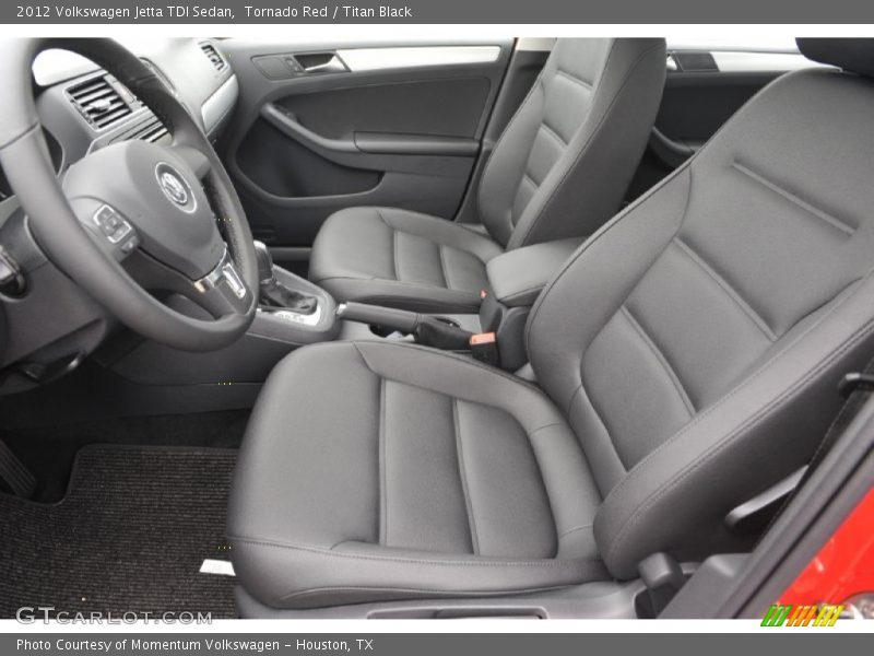 Tornado Red / Titan Black 2012 Volkswagen Jetta TDI Sedan