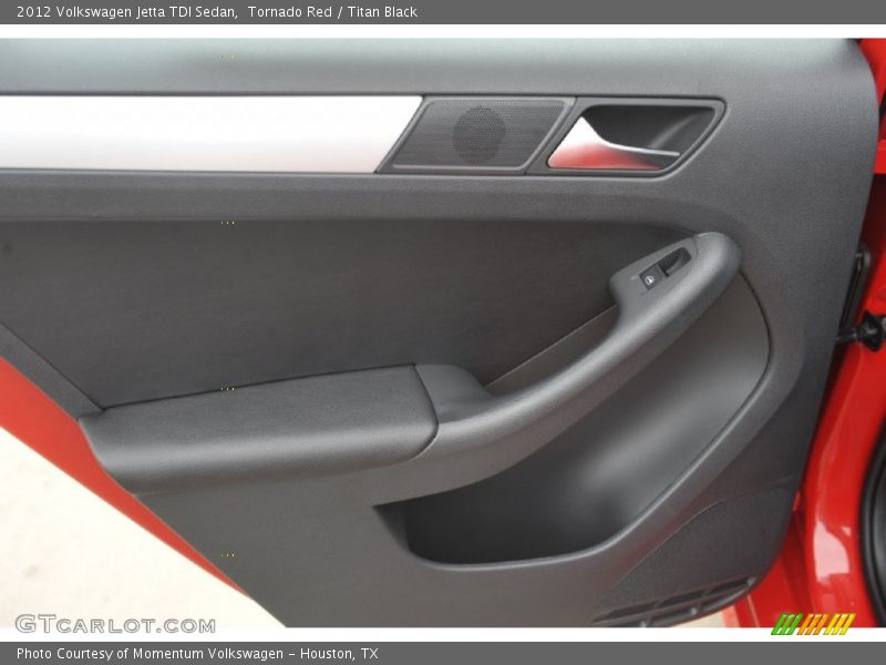 Tornado Red / Titan Black 2012 Volkswagen Jetta TDI Sedan