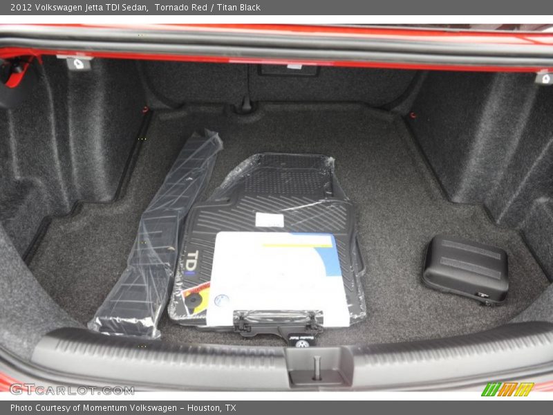 Tornado Red / Titan Black 2012 Volkswagen Jetta TDI Sedan