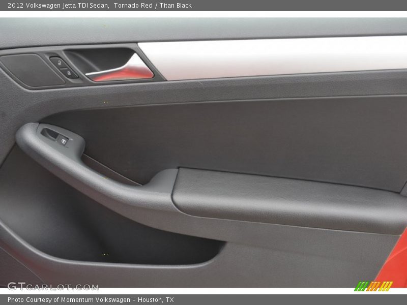 Tornado Red / Titan Black 2012 Volkswagen Jetta TDI Sedan