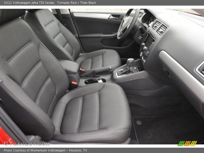 Tornado Red / Titan Black 2012 Volkswagen Jetta TDI Sedan