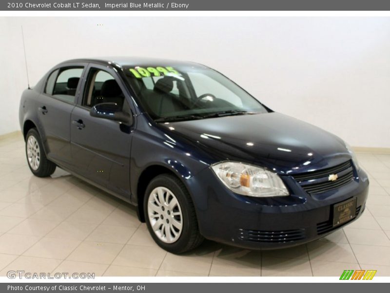 Imperial Blue Metallic / Ebony 2010 Chevrolet Cobalt LT Sedan
