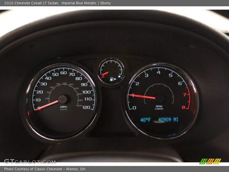 Imperial Blue Metallic / Ebony 2010 Chevrolet Cobalt LT Sedan