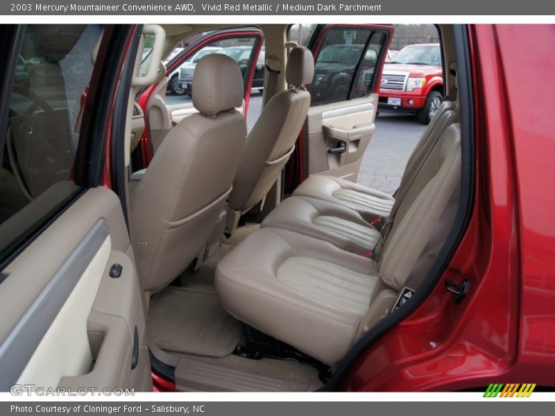 Vivid Red Metallic / Medium Dark Parchment 2003 Mercury Mountaineer Convenience AWD