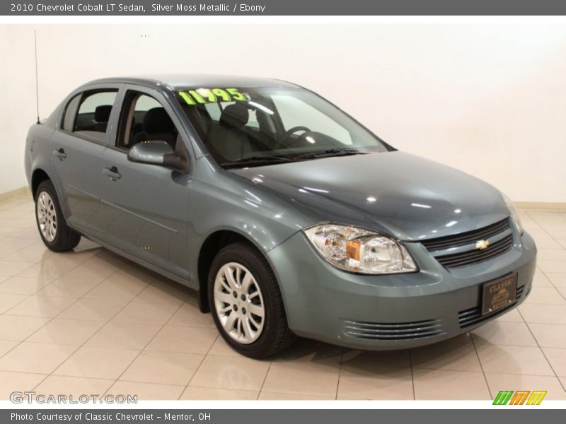 Silver Moss Metallic / Ebony 2010 Chevrolet Cobalt LT Sedan