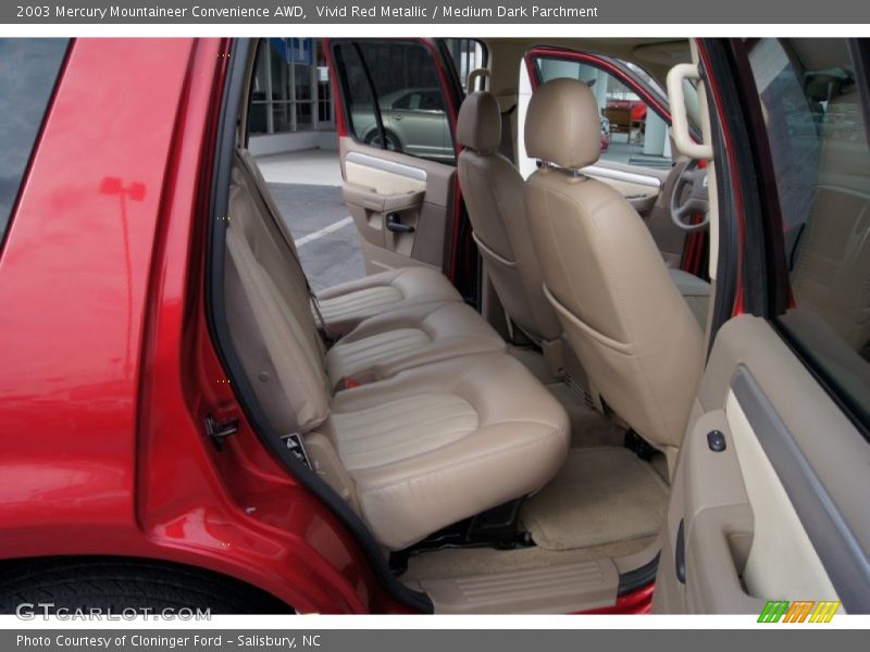 Vivid Red Metallic / Medium Dark Parchment 2003 Mercury Mountaineer Convenience AWD