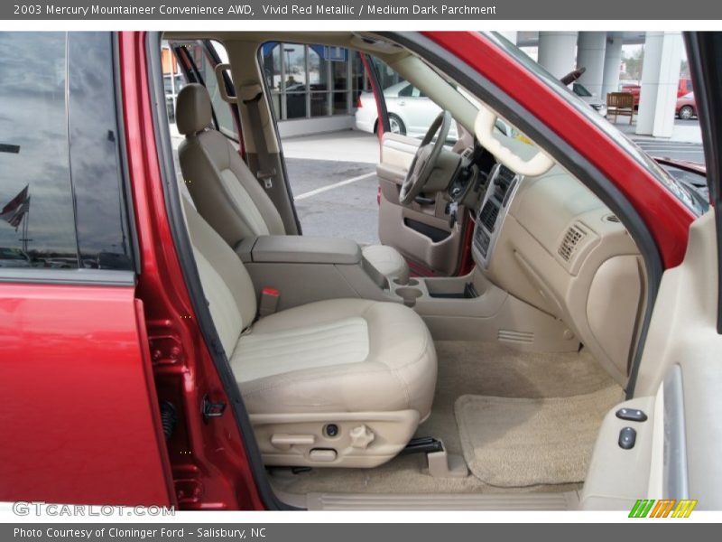 Vivid Red Metallic / Medium Dark Parchment 2003 Mercury Mountaineer Convenience AWD