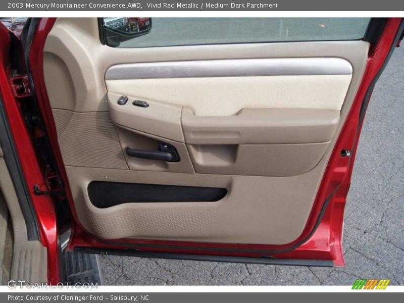 Vivid Red Metallic / Medium Dark Parchment 2003 Mercury Mountaineer Convenience AWD