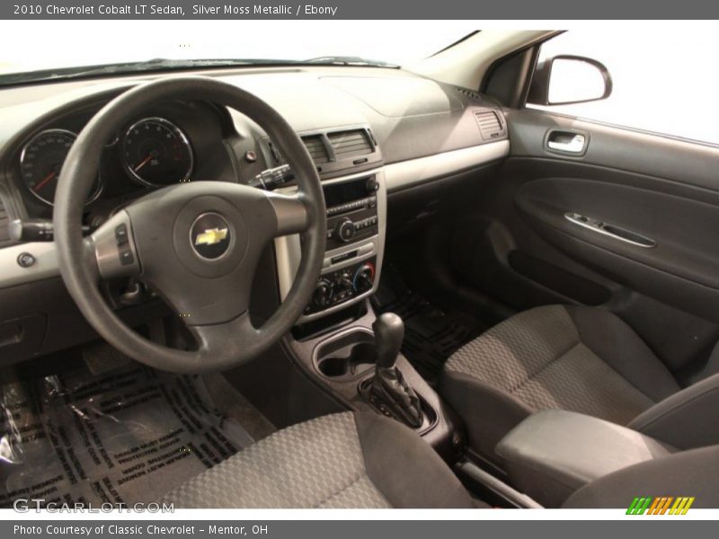 Silver Moss Metallic / Ebony 2010 Chevrolet Cobalt LT Sedan