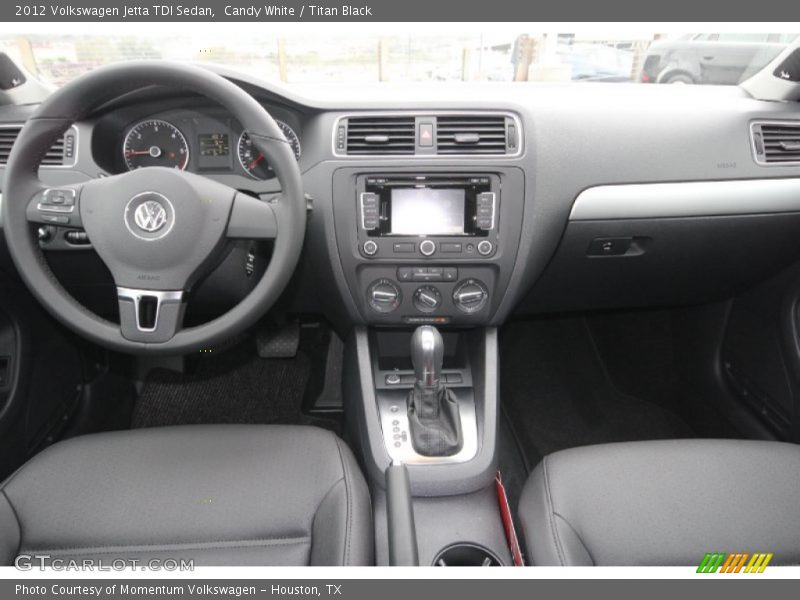 Candy White / Titan Black 2012 Volkswagen Jetta TDI Sedan