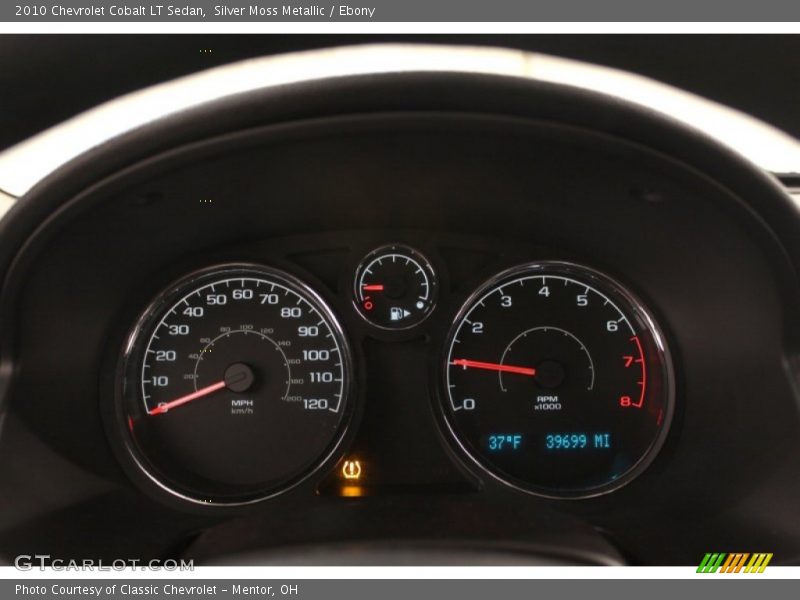 Silver Moss Metallic / Ebony 2010 Chevrolet Cobalt LT Sedan