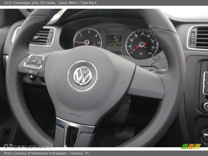 Candy White / Titan Black 2012 Volkswagen Jetta TDI Sedan