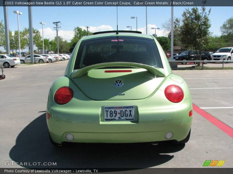 Cyber Green Metallic / Black/Green 2003 Volkswagen New Beetle GLS 1.8T Cyber Green Color Concept Coupe