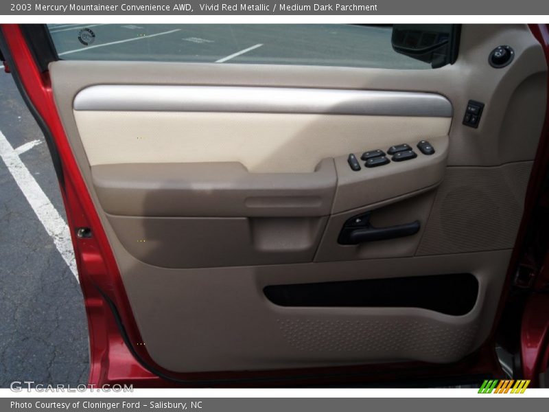 Vivid Red Metallic / Medium Dark Parchment 2003 Mercury Mountaineer Convenience AWD