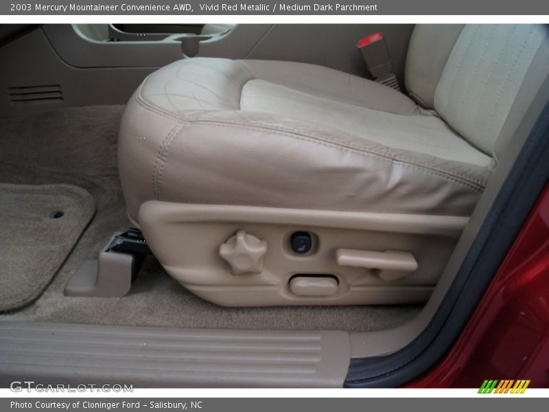 Vivid Red Metallic / Medium Dark Parchment 2003 Mercury Mountaineer Convenience AWD
