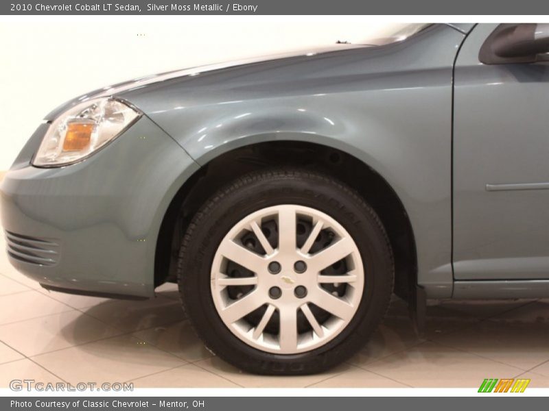 Silver Moss Metallic / Ebony 2010 Chevrolet Cobalt LT Sedan