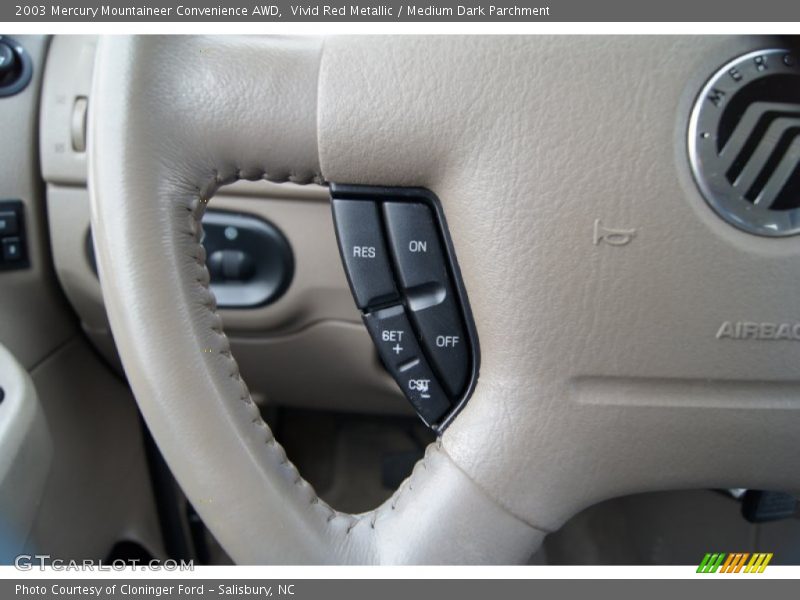 Vivid Red Metallic / Medium Dark Parchment 2003 Mercury Mountaineer Convenience AWD