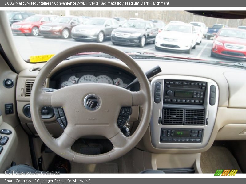 Dashboard of 2003 Mountaineer Convenience AWD