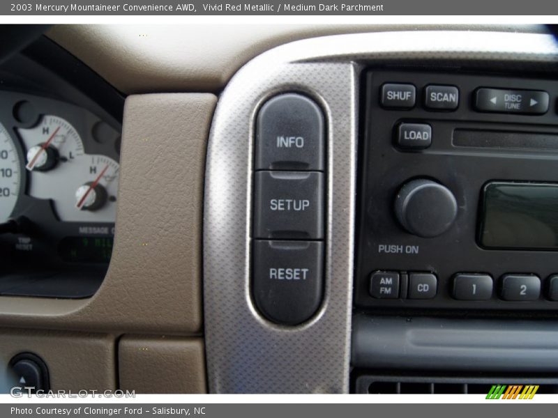 Vivid Red Metallic / Medium Dark Parchment 2003 Mercury Mountaineer Convenience AWD