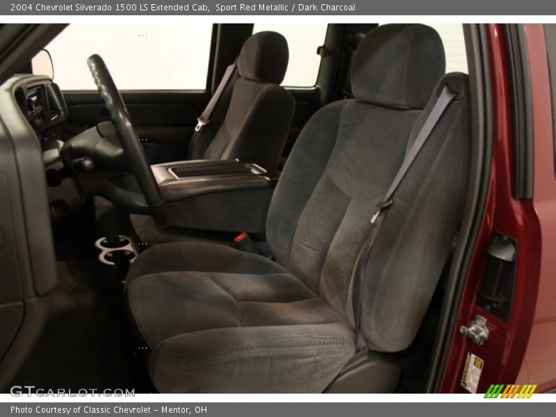 Sport Red Metallic / Dark Charcoal 2004 Chevrolet Silverado 1500 LS Extended Cab