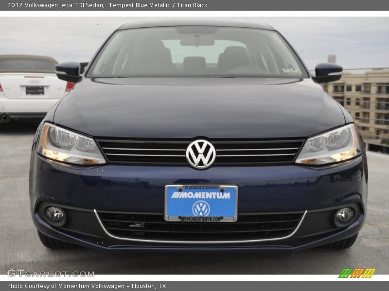 Tempest Blue Metallic / Titan Black 2012 Volkswagen Jetta TDI Sedan