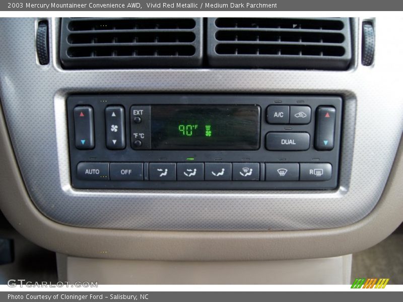 Vivid Red Metallic / Medium Dark Parchment 2003 Mercury Mountaineer Convenience AWD