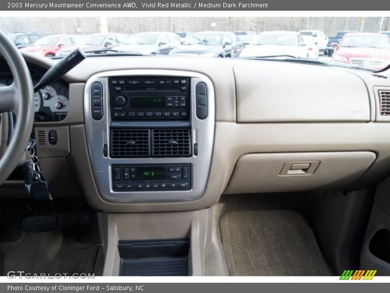 Vivid Red Metallic / Medium Dark Parchment 2003 Mercury Mountaineer Convenience AWD