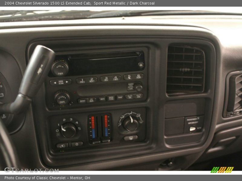 Sport Red Metallic / Dark Charcoal 2004 Chevrolet Silverado 1500 LS Extended Cab