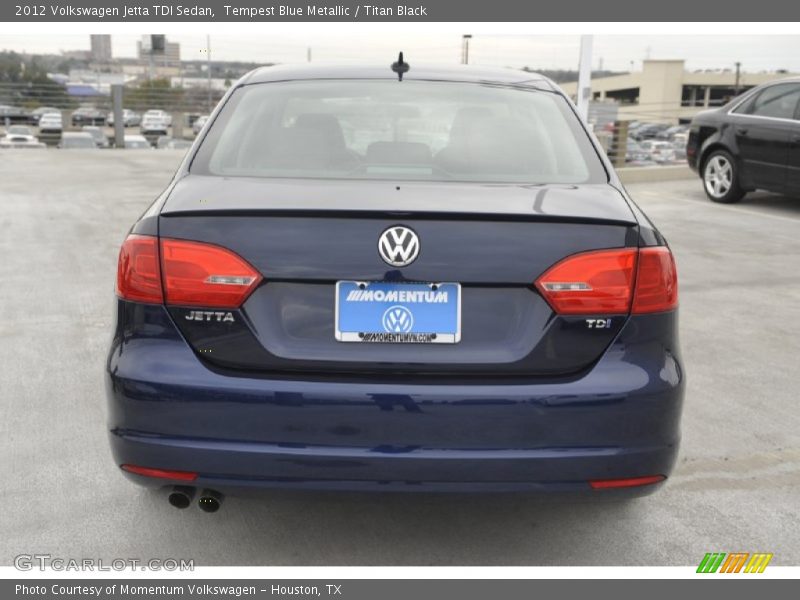 Tempest Blue Metallic / Titan Black 2012 Volkswagen Jetta TDI Sedan