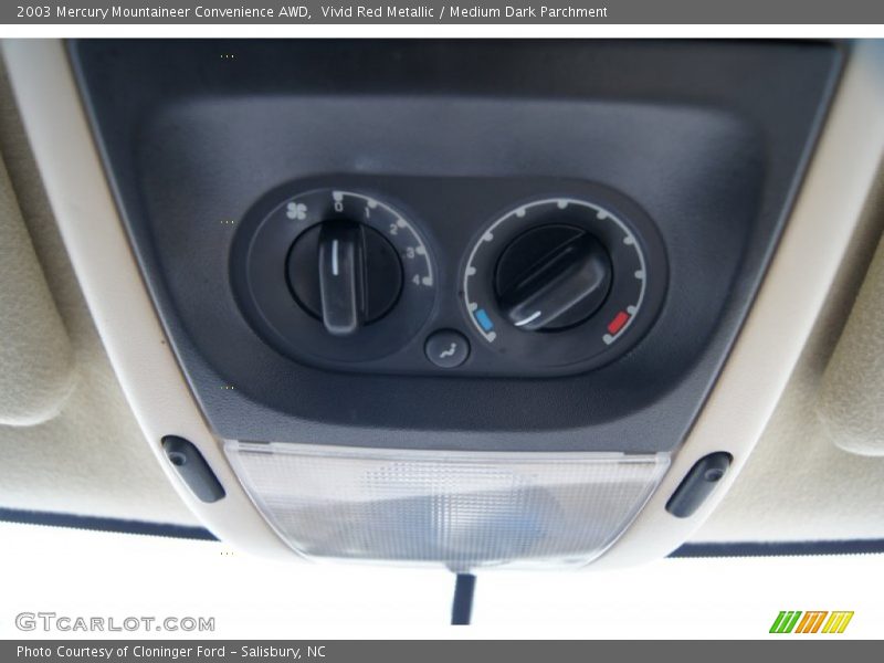 Vivid Red Metallic / Medium Dark Parchment 2003 Mercury Mountaineer Convenience AWD