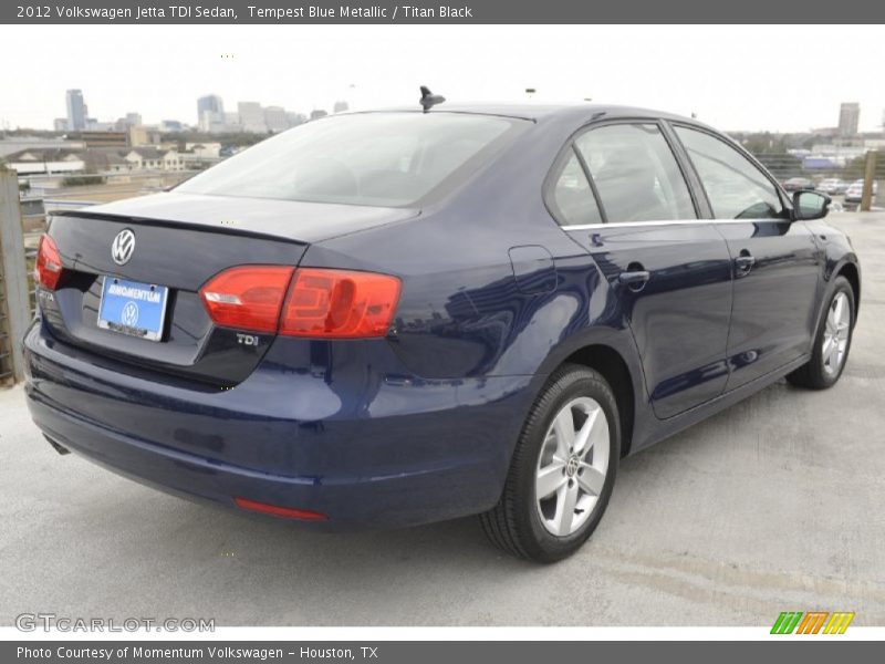 Tempest Blue Metallic / Titan Black 2012 Volkswagen Jetta TDI Sedan