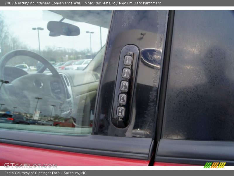 Vivid Red Metallic / Medium Dark Parchment 2003 Mercury Mountaineer Convenience AWD