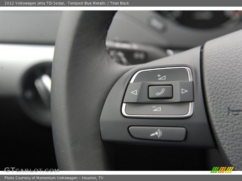 Tempest Blue Metallic / Titan Black 2012 Volkswagen Jetta TDI Sedan