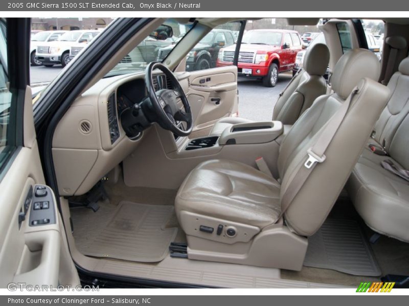 Onyx Black / Neutral 2005 GMC Sierra 1500 SLT Extended Cab