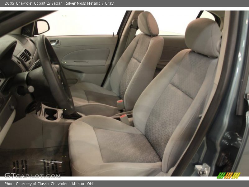 Silver Moss Metallic / Gray 2009 Chevrolet Cobalt LS Sedan