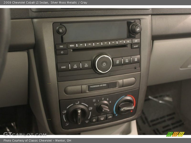 Silver Moss Metallic / Gray 2009 Chevrolet Cobalt LS Sedan