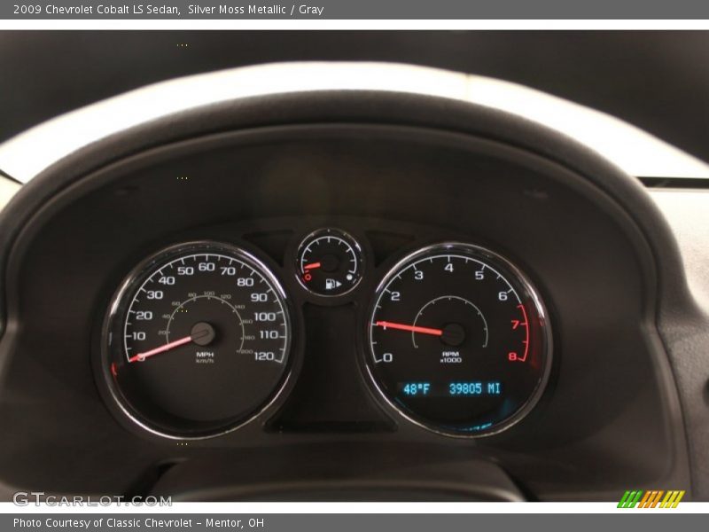 Silver Moss Metallic / Gray 2009 Chevrolet Cobalt LS Sedan