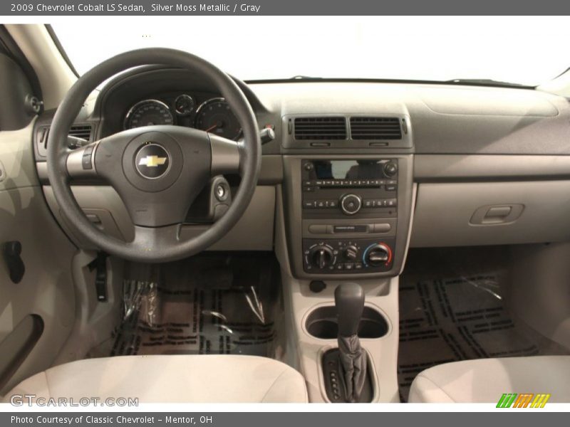 Silver Moss Metallic / Gray 2009 Chevrolet Cobalt LS Sedan