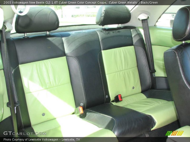 Cyber Green Metallic / Black/Green 2003 Volkswagen New Beetle GLS 1.8T Cyber Green Color Concept Coupe
